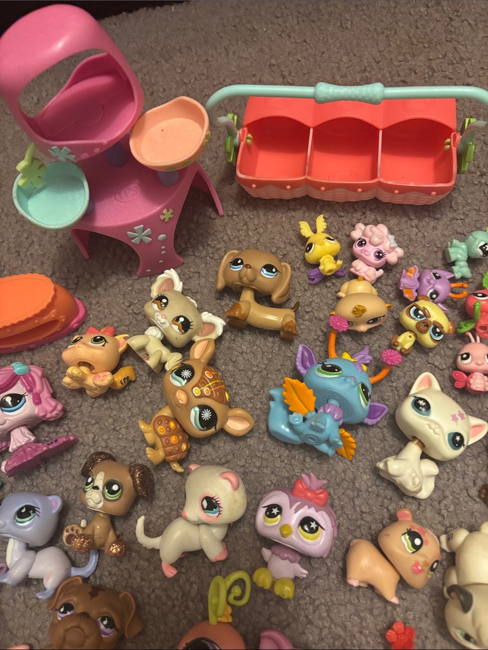 Littlest Pet Shop Lot Ovet 58 Pets Large Mixed Generation&some accessories - Picture 5 of 12